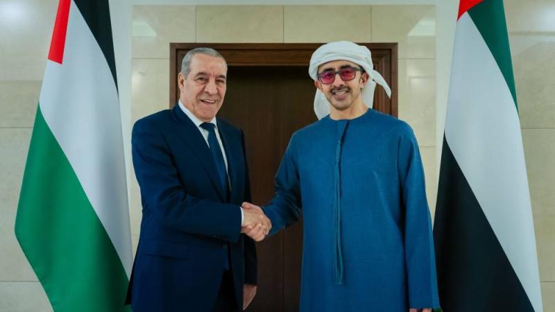 Al-Shaikh rencontre le ministre des affaires étrangères des Émirats arabes unis