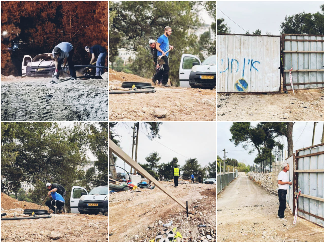 La judaïsation par Israël du cimetière d’Al-Yusufiya se poursuit pour la huitième journée consécutive