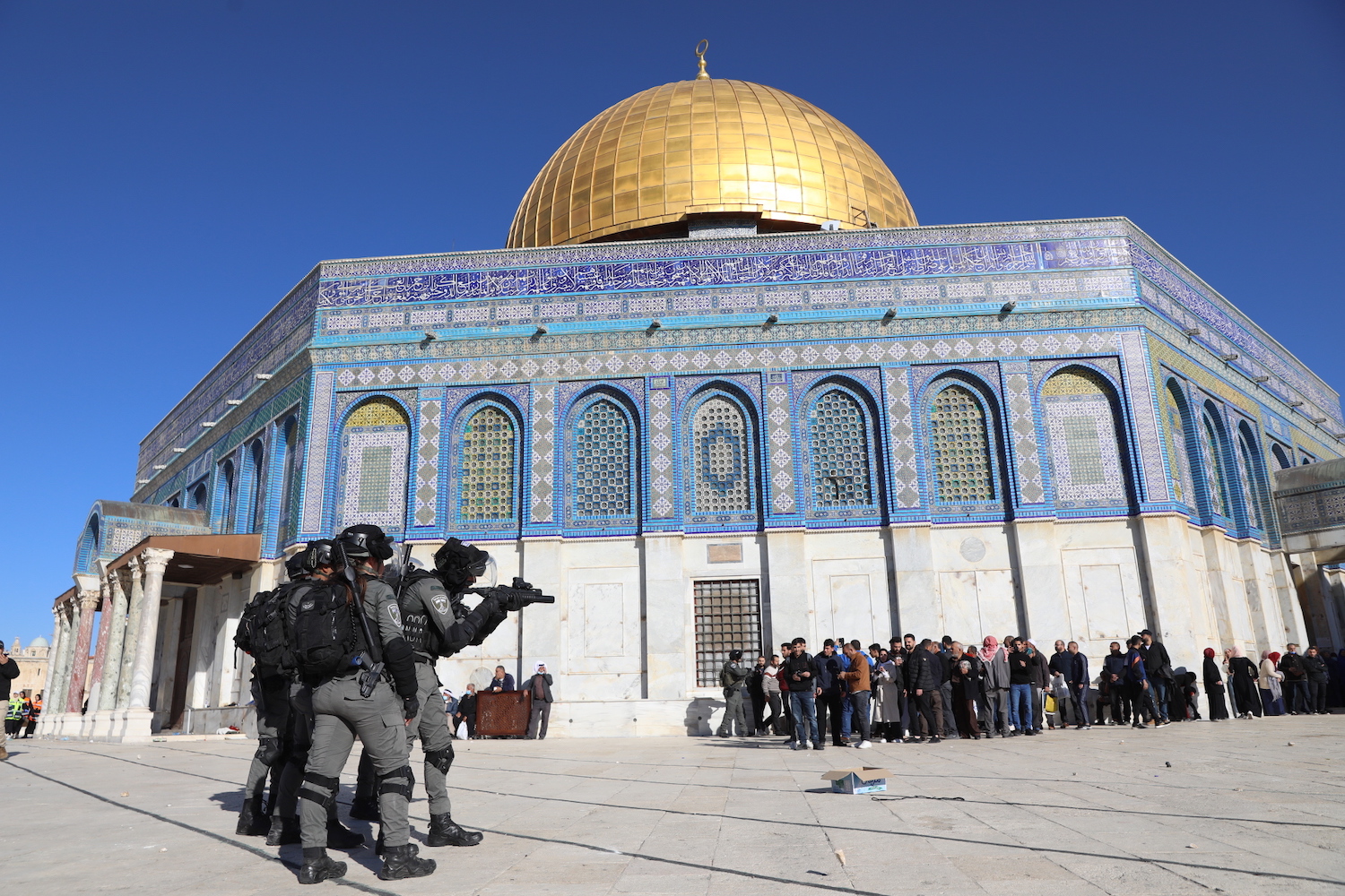 230 arrêtés de Jérusalem et 70 expulsés d'Al-Aqsa en mars dernier