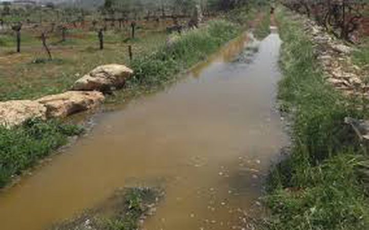 Des colons juifs inondent les terres de Palestiniens avec des eaux usées près de Naplouse