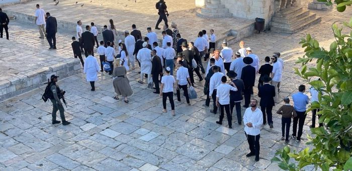 Des colons prennent d’assaut la mosquée d’Al-Aqsa