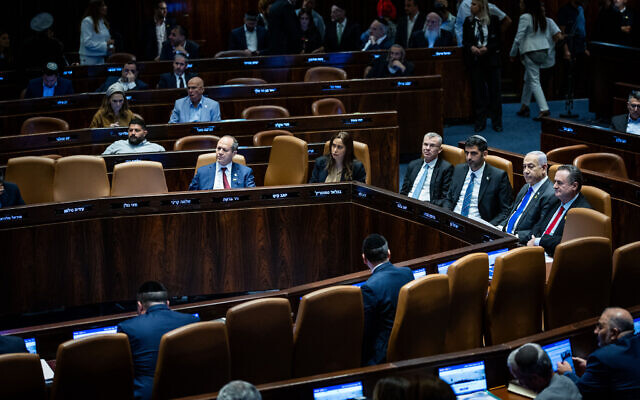 La Knesset israélienne vote contre la création d'un État palestinien