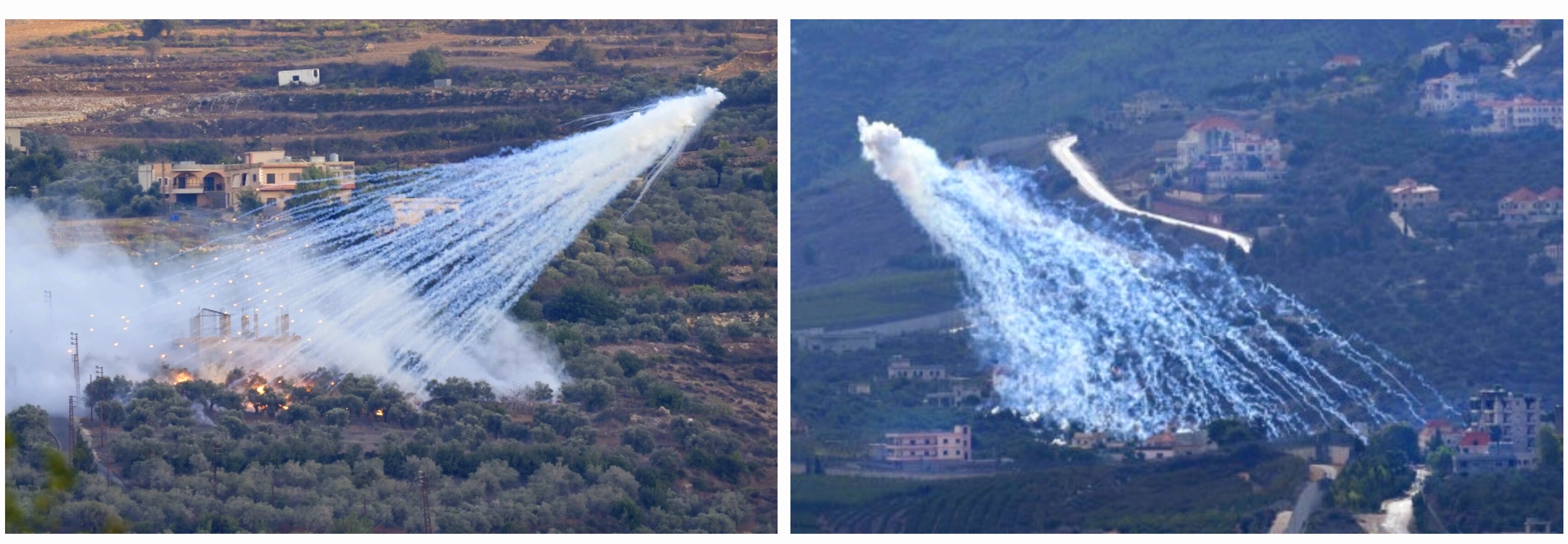 HRW: Israël a utilisé des munitions au phosphore blanc contre 17 villes libanaises