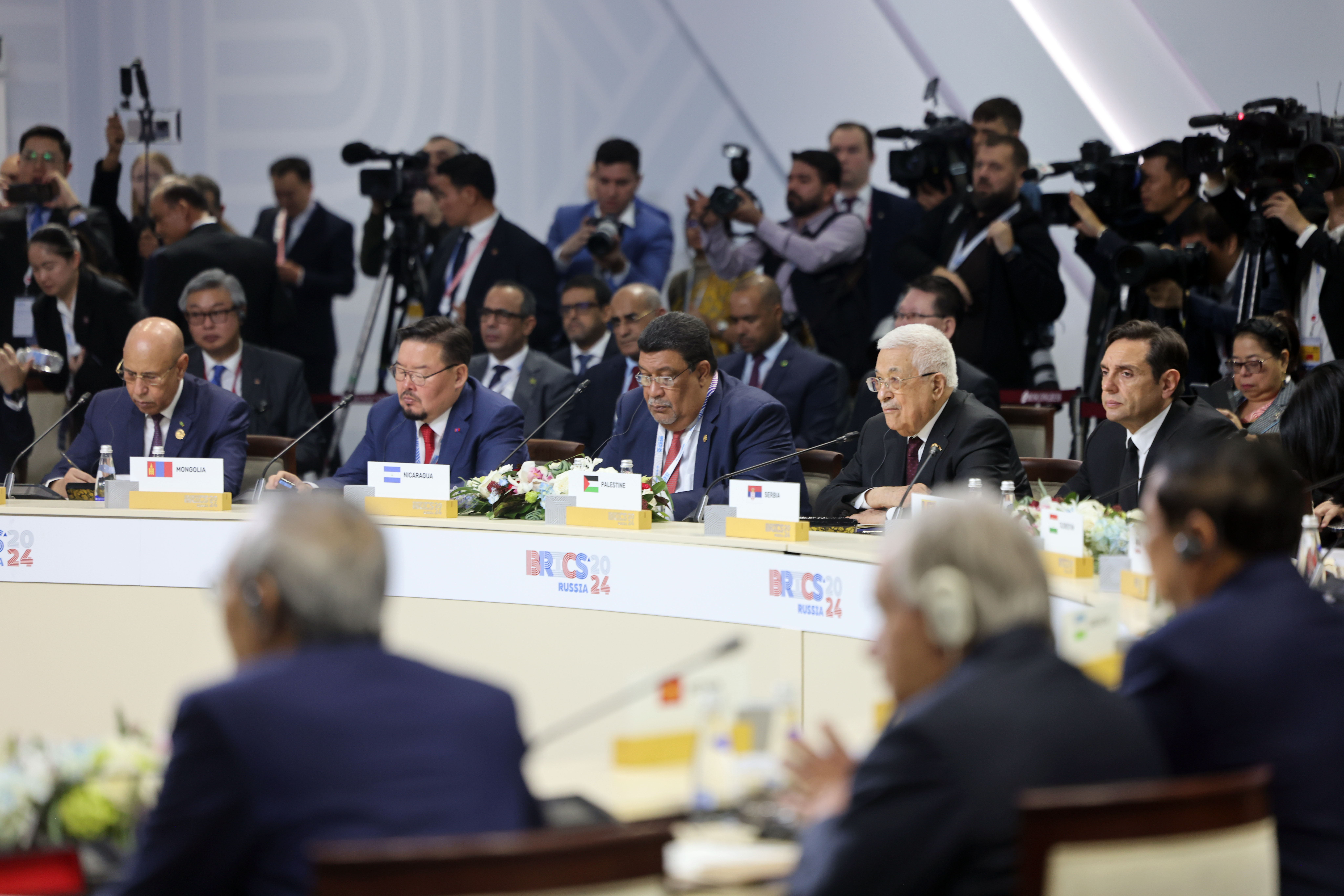 Au sommet des BRICS, le président prône la nécessité de mettre fin à l'agression israélienne contre notre peuple