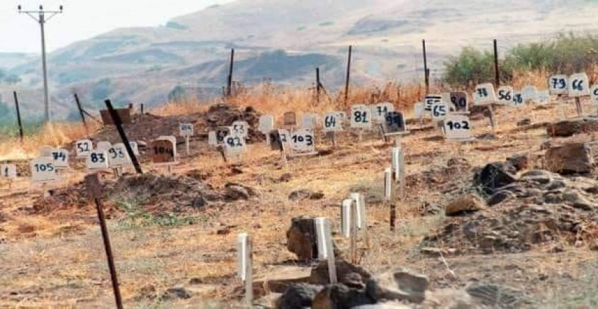 Les autorités d'occupation détiennent 552 corps dans des tombes et des réfrigérateurs