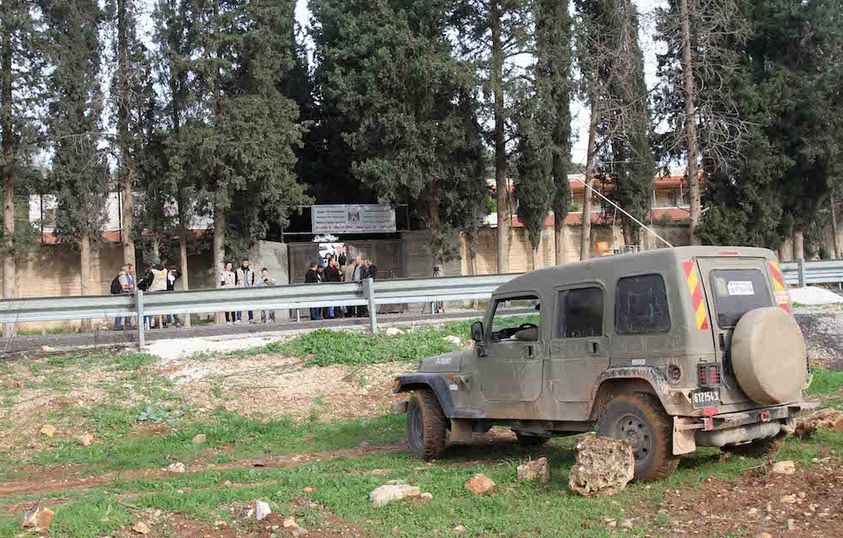 L'occupation retient des dizaines d'élèves de l'école Al-Lubban Al-Sawiya, au sud de Naplouse