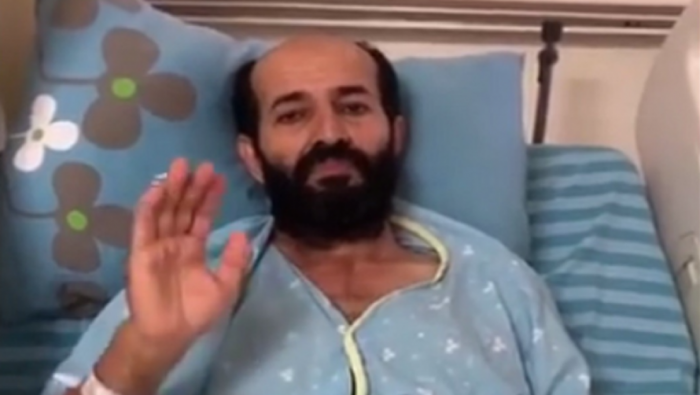 Un rassemblement de solidarité avec le prisonnier Maher Al-Akhras  à Hébron