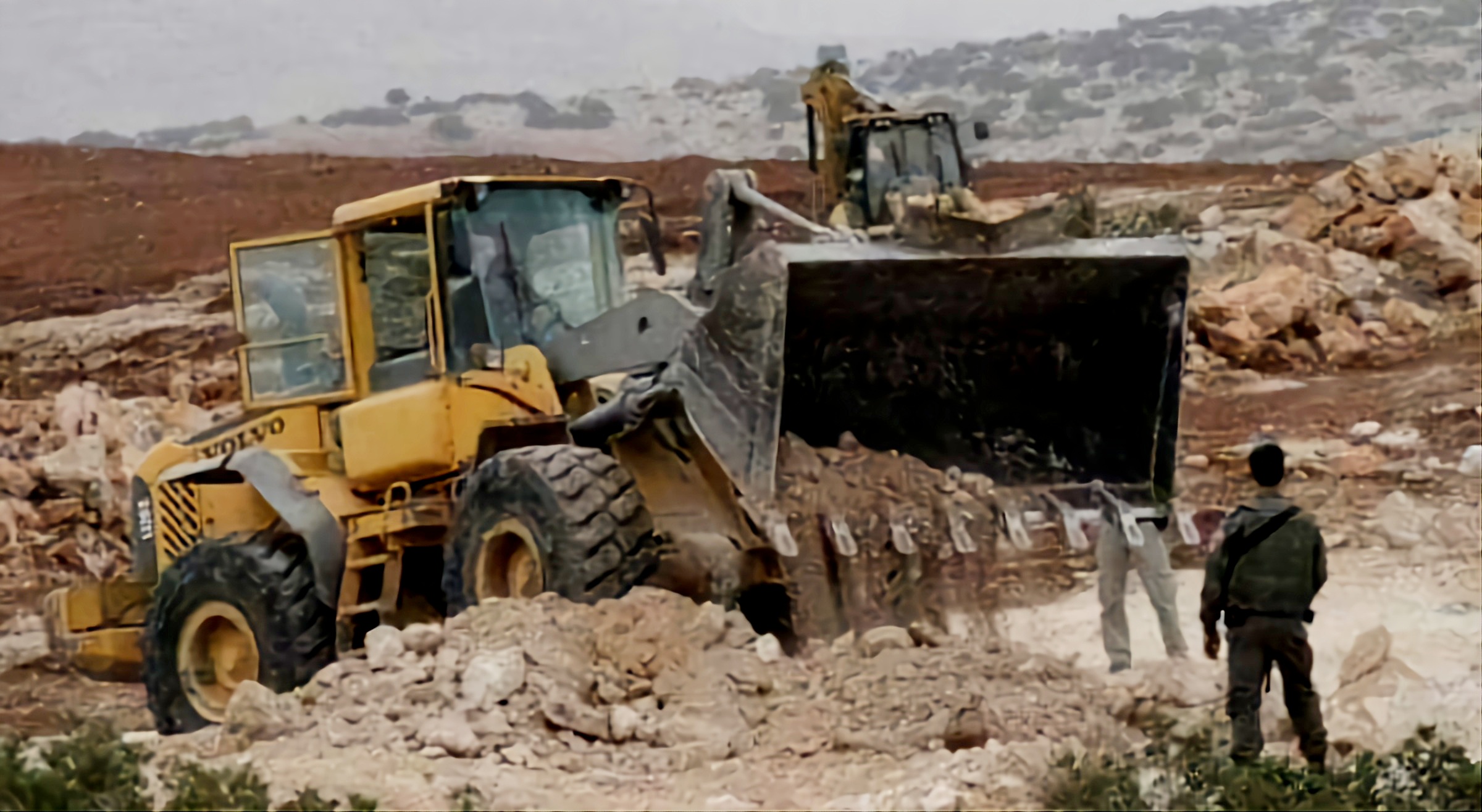 Les forces d'occupation détruisent une pompe à eau au sud de Naplouse