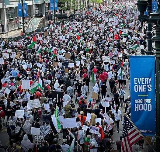 (Mise à jour) Des manifestations en États-Unis et au Chili pour soutenir la Palestine