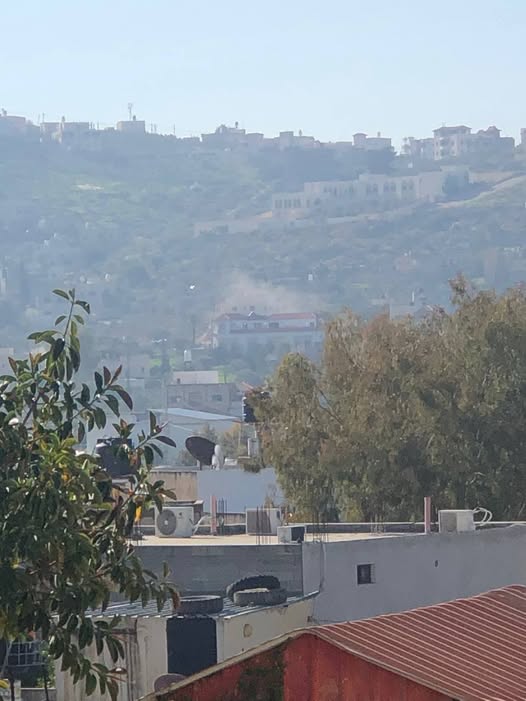  Les forces de l’occupation bombardent deux sites à Tamoun près de Tubas  