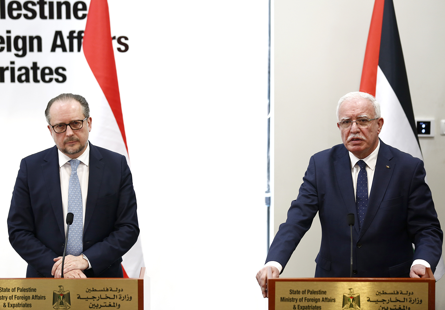 Al-Maliki informe son homologue autrichien de l'évolution politique sur la scène palestinienne 