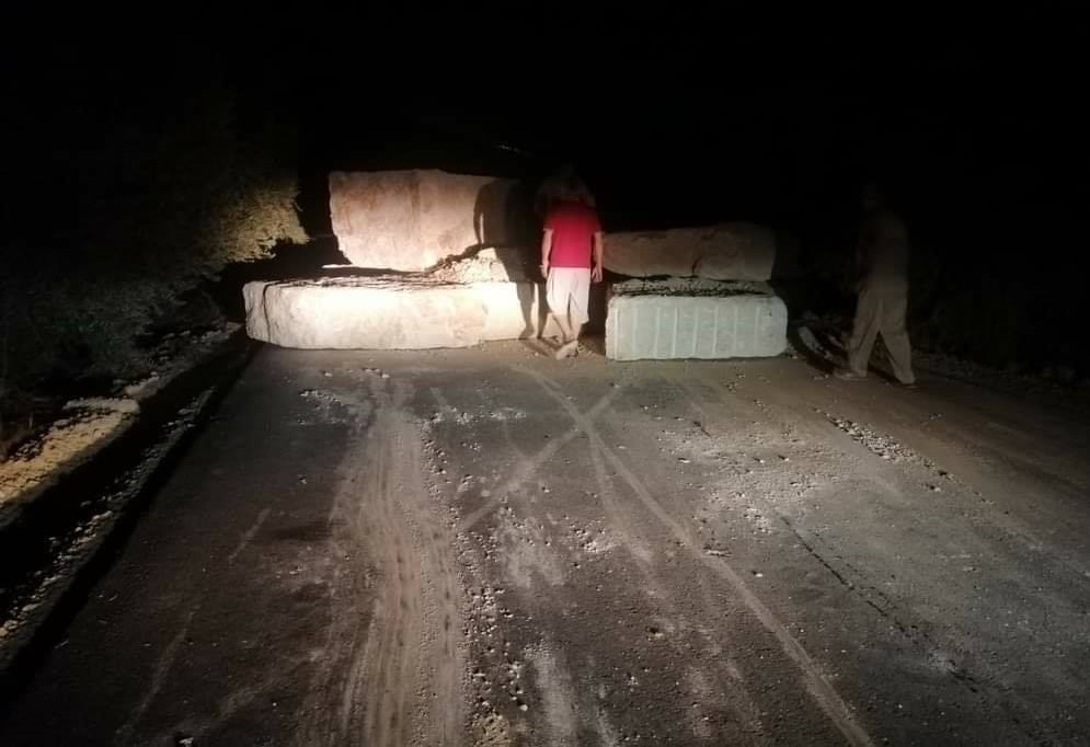 L'occupation ferme la route entre Tubas et le nord de la vallée du Jourdain