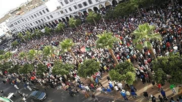 Des rassemblements de masse dans 55 villes marocaines en solidarité avec le  peuple Palestinien
