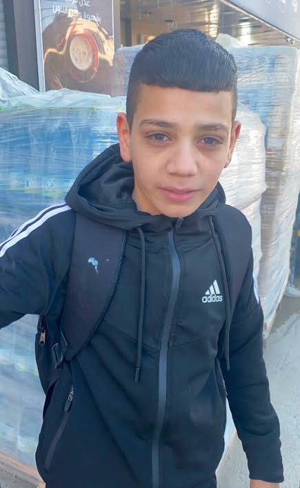 Le martyr Walid Nidal Abu Sneineh, âgé de 16 ans