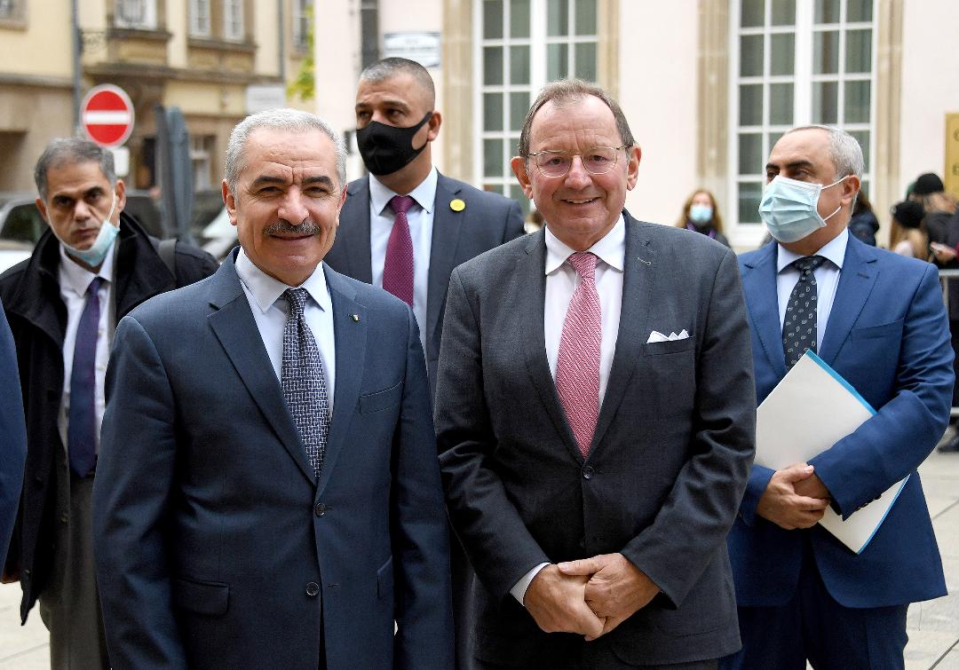 Shtayyeh informe les membres de la Chambre des représentants du Luxembourg  