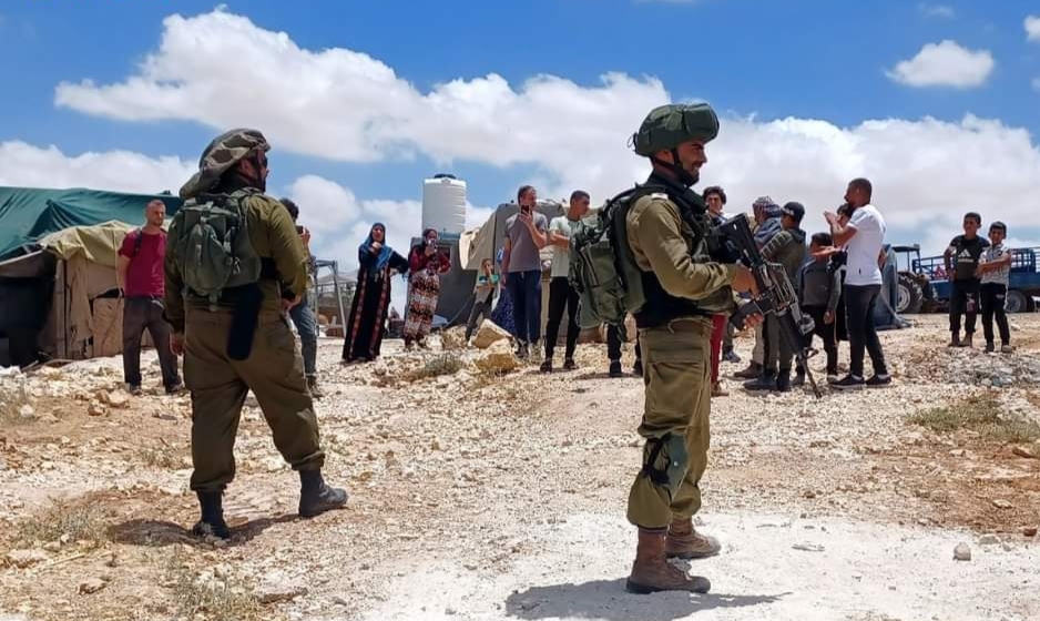Une famille palestinienne blessée par l'occupation à Massafer Yatta