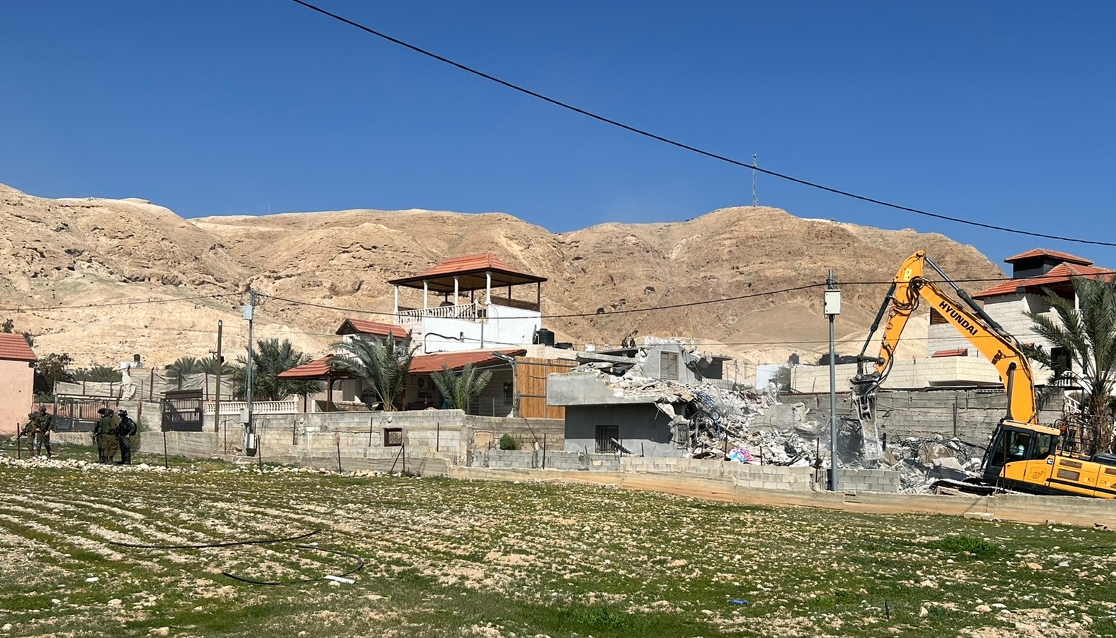 Démolition et notification des maisons à l'ouest de Jéricho