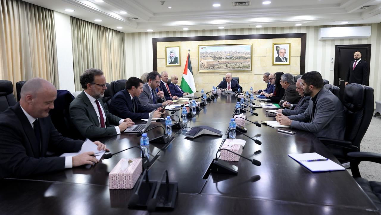 Mustafa rencontre des responsables internationaux et met en garde contre les projets d’annexion et l’expansion coloniale