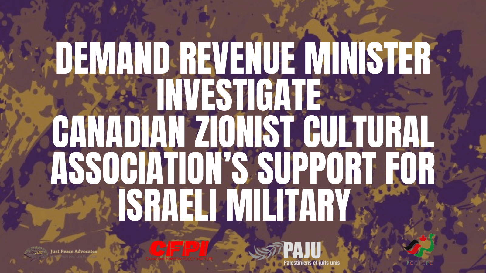 Des activistes canadiens déposent une plainte contre les subventions illégales à l'armée israélienne