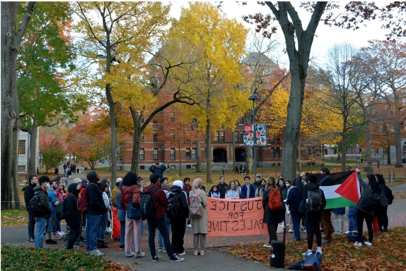 Les étudiants de l'Université de Harvard appellent à la fin de l'occupation israélienne