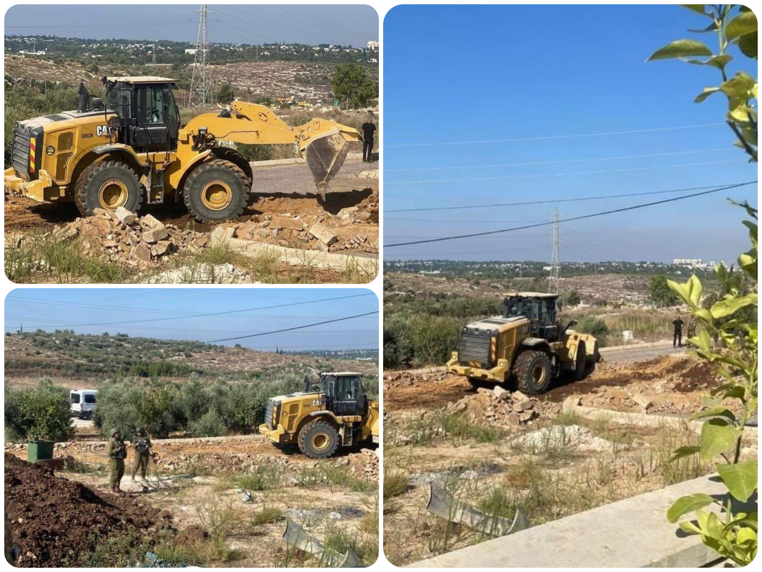 L'armée israélienne détruit une ferme dans un village à l'ouest de Ramallah