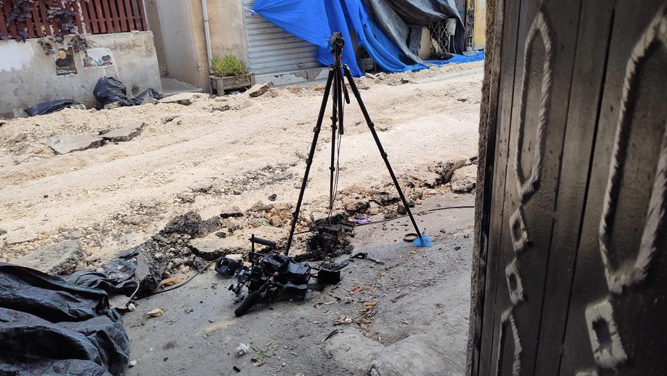 Des journalistes, la cible de l'agression de Jénine et son camp