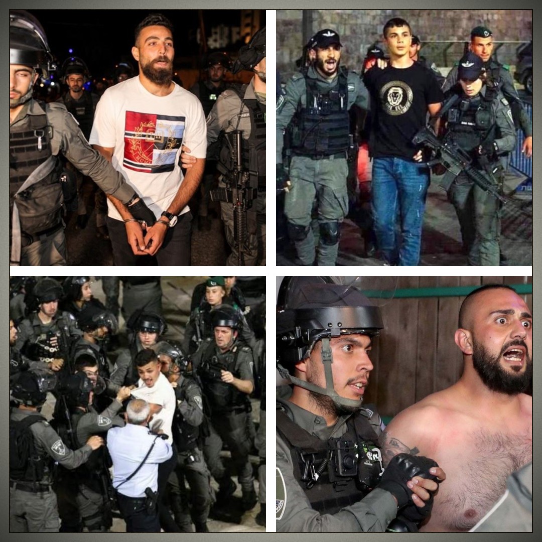 La police d’occupation appréhende plus de 30 Palestiniens à Jérusalem et dans les territoires de 1948