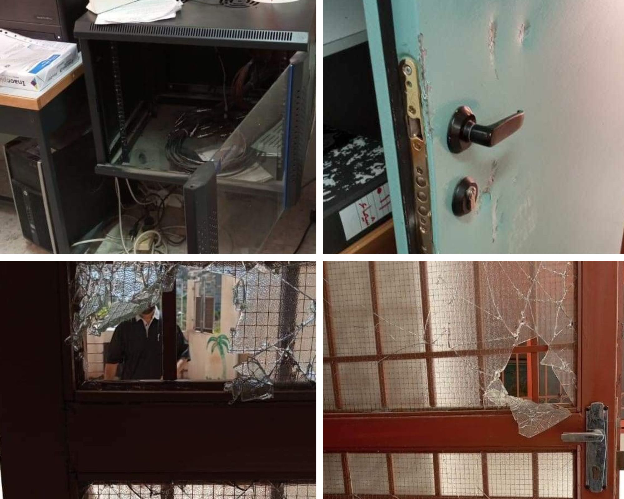 L’armée d'occupation fait des ravages dans une école de Beita à Naplouse