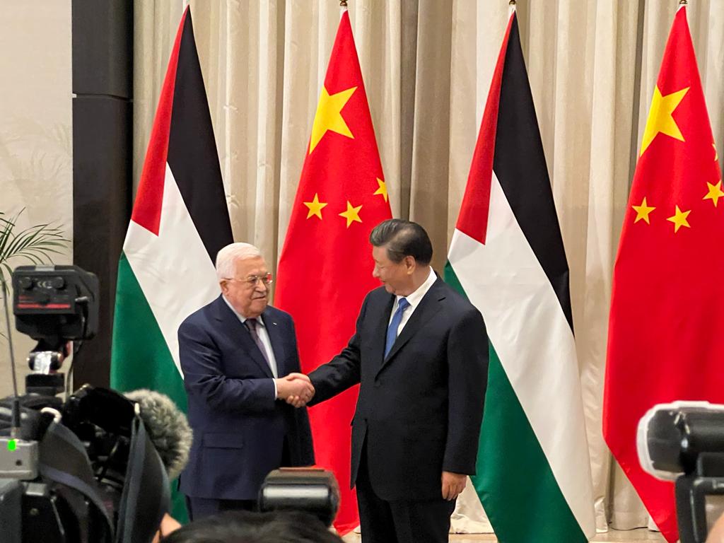 Un sommet entre les presdents palestinien et chinois à Riyad 