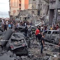 10 martyrs au moins et des dizaines de blessés lors des raids israéliens au centre de la bande de Gaza.