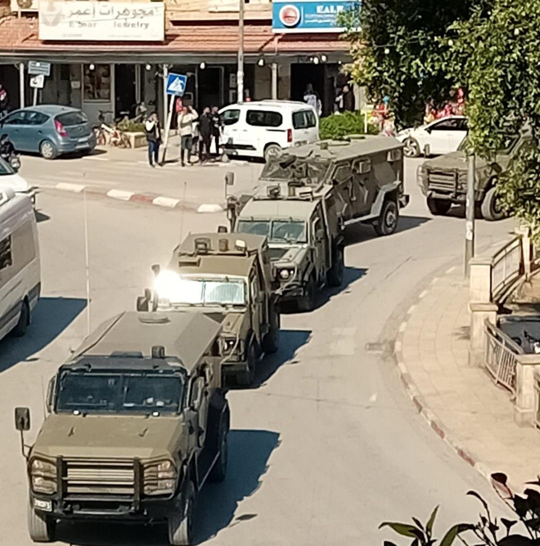 Des forces israéliennes envahissent la ville de Jéricho 