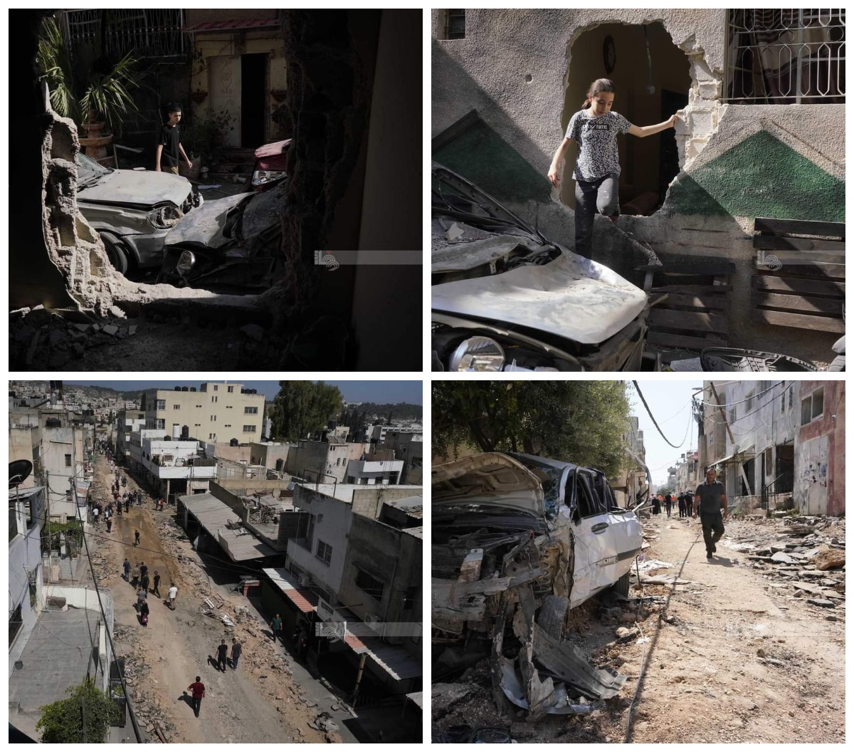 L’incursion israélienne à Jénine conduisent à la blessure des Palestiniens et à la destruction de l’infrastructure 