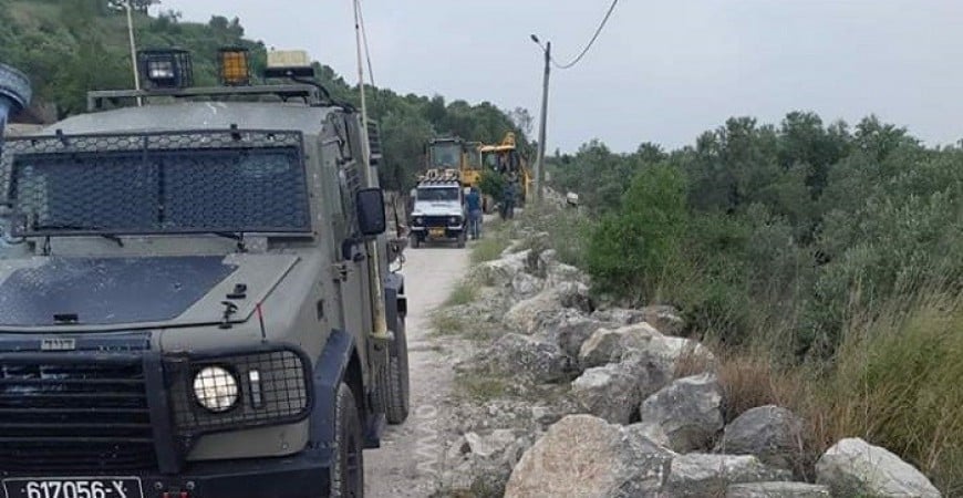 Les forces israéliennes démolissent 3 installations agricoles près de Naplouse