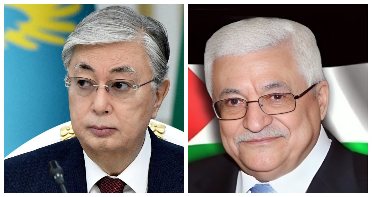 Le président palestinien reçoit un appel téléphonique de son homologue kazakh