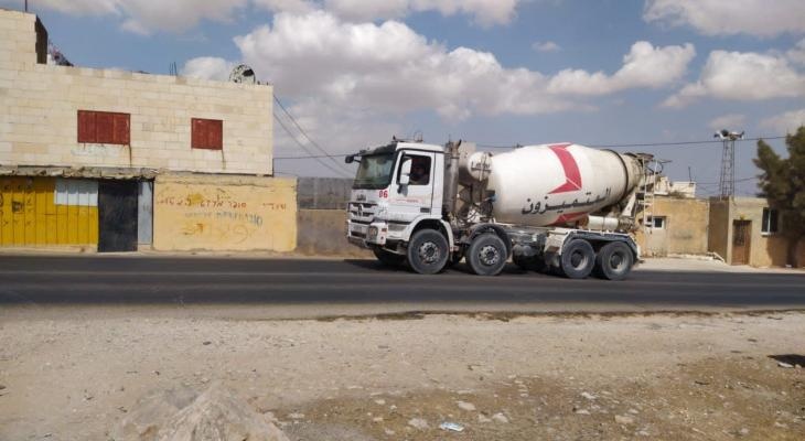L'occupation saisit une bétonnière à Masafer Yatta  
