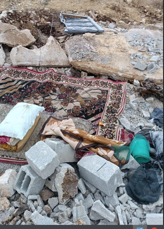 Les forces d’occupation israéliennes démolissent une pièce résidentielle près de Jénine