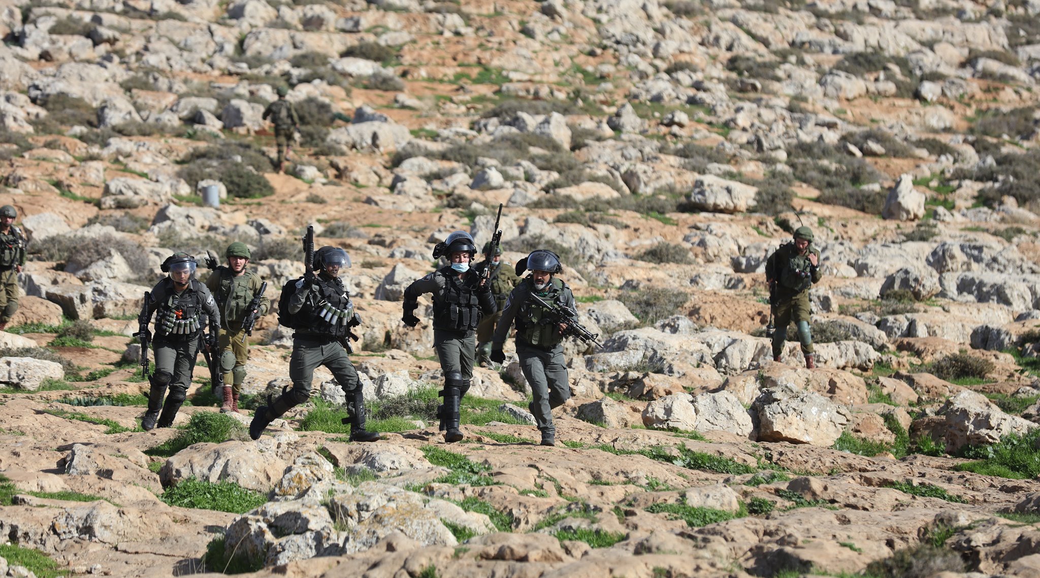 Les forces d’occupation répriment une manifestation pacifique à Ramallah 